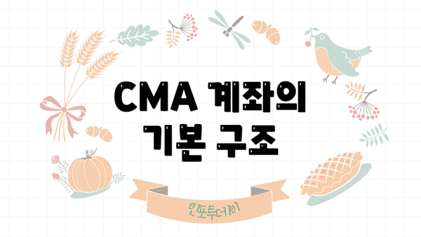 CMA 계좌의 기본 구조