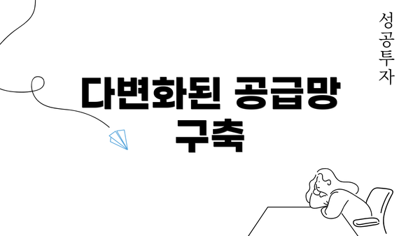 다변화된 공급망 구축