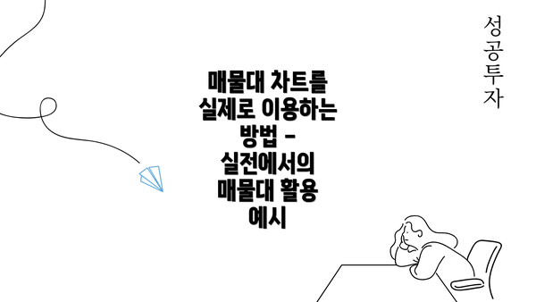 매물대 차트를 실제로 이용하는 방법 - 실전에서의 매물대 활용 예시