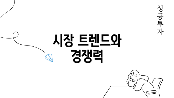 시장 트렌드와 경쟁력