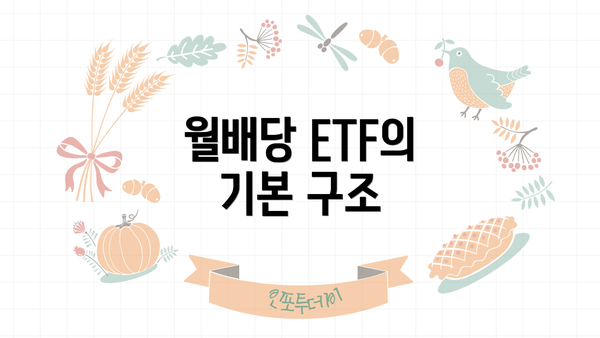 월배당 ETF의 기본 구조