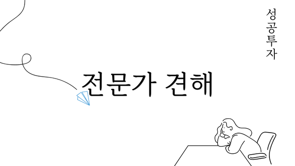 전문가 견해