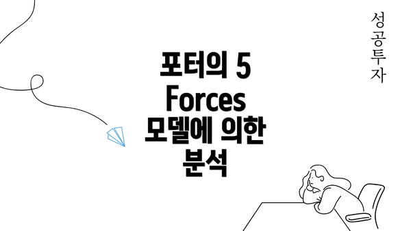 포터의 5 Forces 모델에 의한 분석