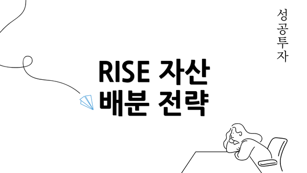 RISE 자산 배분 전략