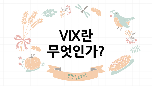 VIX란 무엇인가?