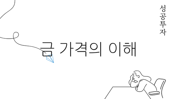 금 가격의 이해