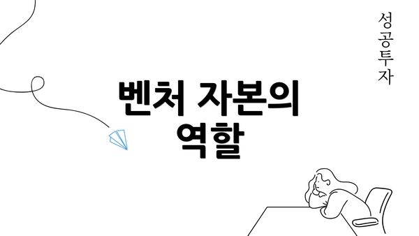 벤처 자본의 역할