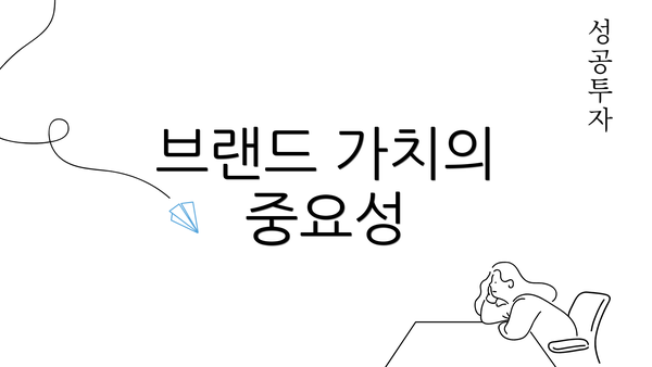 브랜드 가치의 중요성