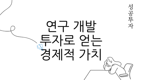 연구 개발 투자로 얻는 경제적 가치