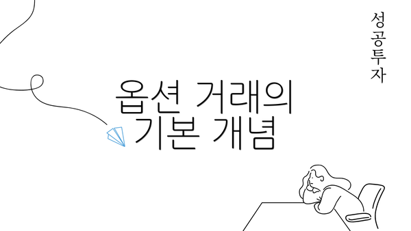 옵션 거래의 기본 개념