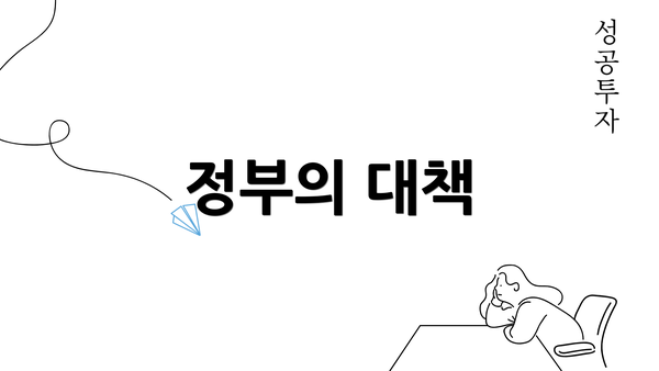 정부의 대책