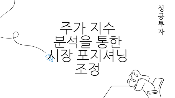 주가 지수 분석을 통한 시장 포지셔닝 조정