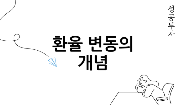 환율 변동의 개념