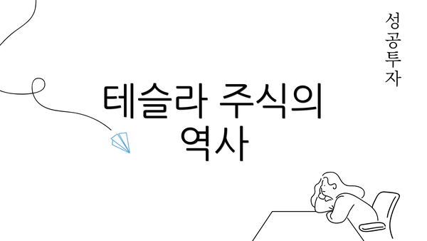 테슬라 주식의 역사