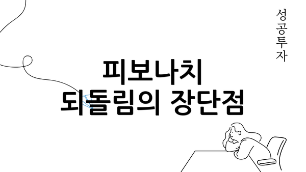 피보나치 되돌림의 장단점